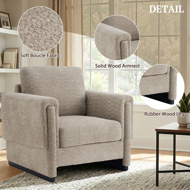 Laxrut Upholstered Accent Armchair image number 4