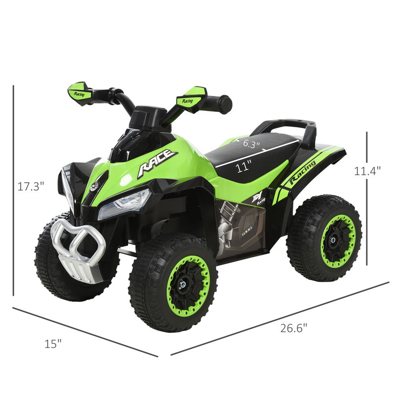 BreeBe NO Power Kids Ride On Push Car, Ride Racer, Foot-to-floor Sliding Car, Walking ATV Toy with Music, Lights image number 2