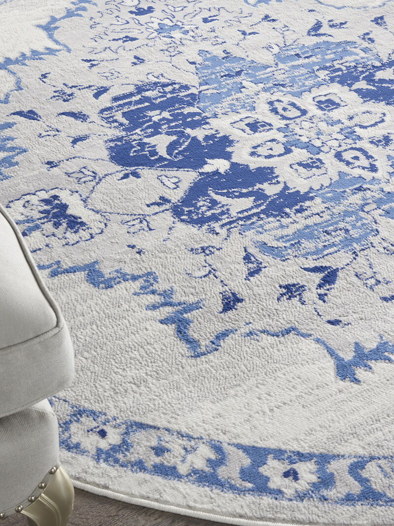 Whimsicle WHS14 Ivory/Blue 8'4" x 11'6" Rug image number 7