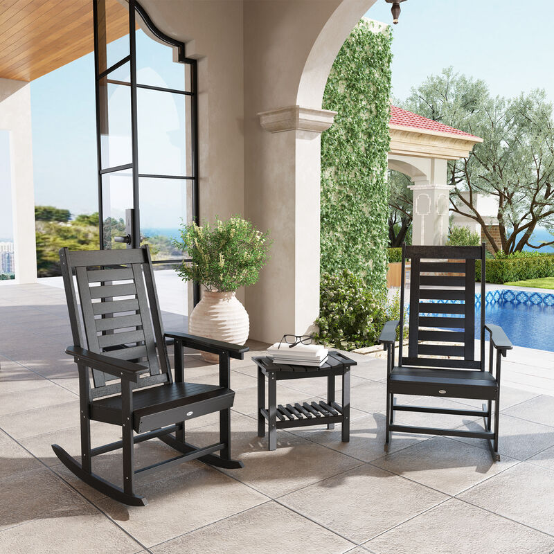 Hivvago 2-Piece Garden Rocking Chair Set image number 1