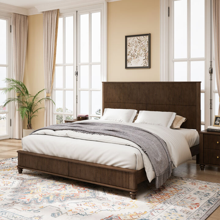 Zafblu King Platform Bed