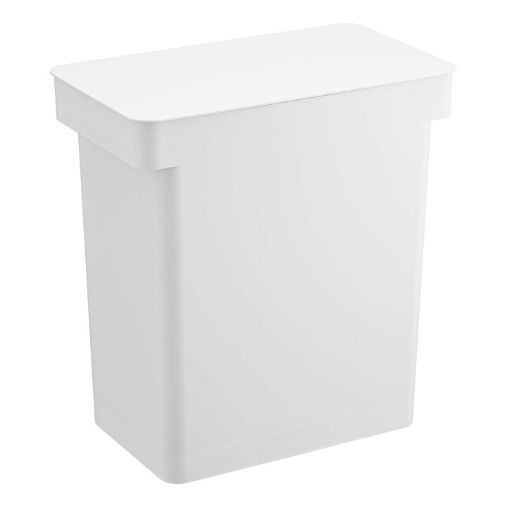 MDesign Plastic Storage Bin Box Container, Lid and Handles - 4 Pack, Clear/ Clear