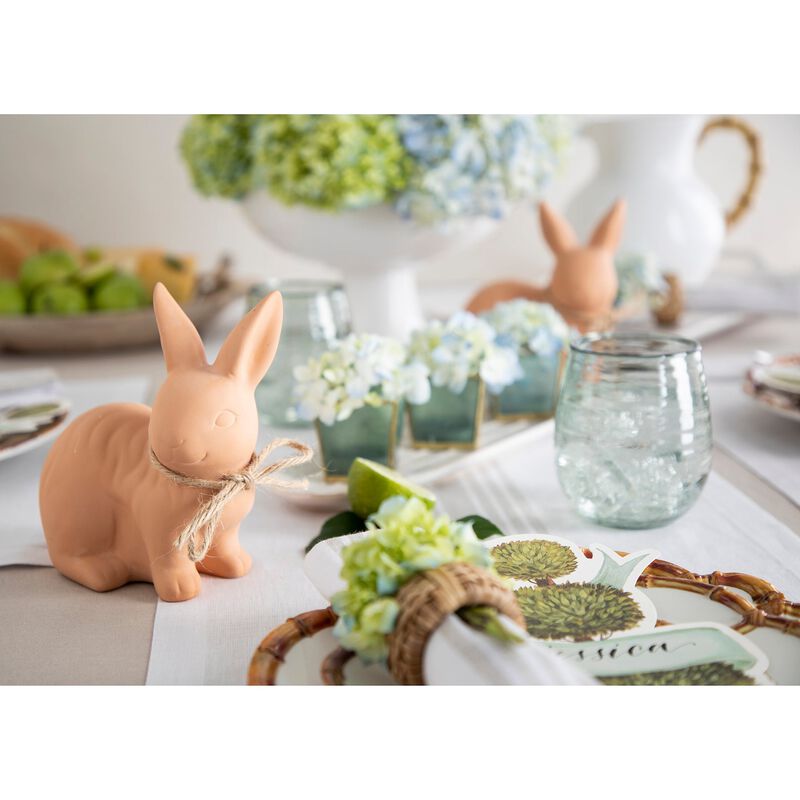 Solino Home Farmhouse 100% Linen Placemats &ndash; Set of 4, 14 x 19 in, Machine Washable, Holiday and Everyday Dining