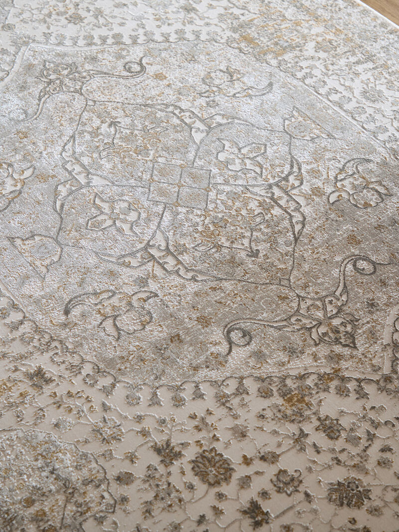 Cadiz 39T0F Beige/Gray 4'10" x 7'10" Rug image number 4