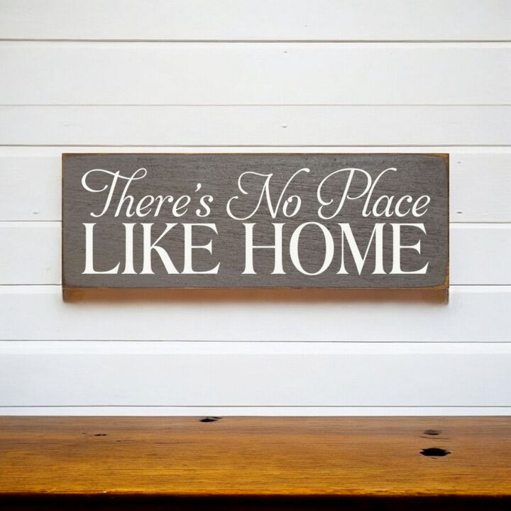 There's No Place Like Home Decorative Home Wall Accent
