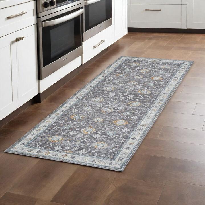 HomeRoots Floral Area Rug