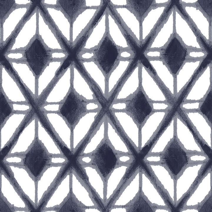 Shibori Geometric Peel and Stick Wallpaper