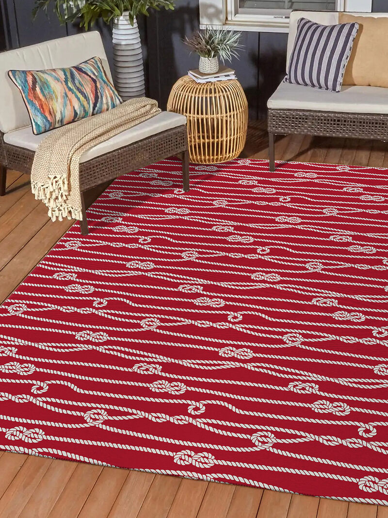 Harbor HA7 Red 10' x 14' Rug
