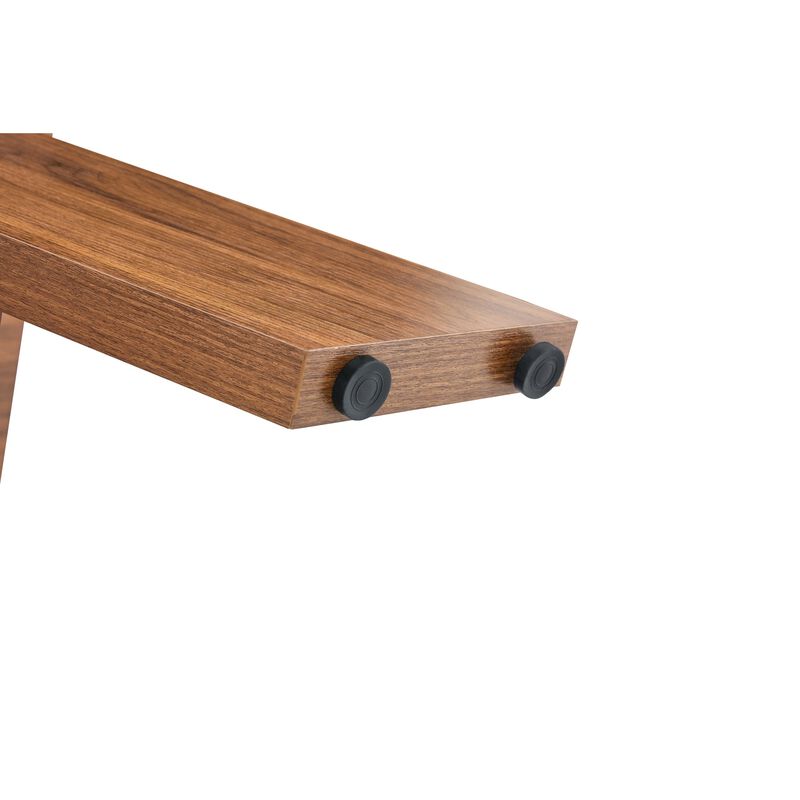 Whisen Dining Table with V-Leg, MDF Space-Saving for Home Kitchen image number 7