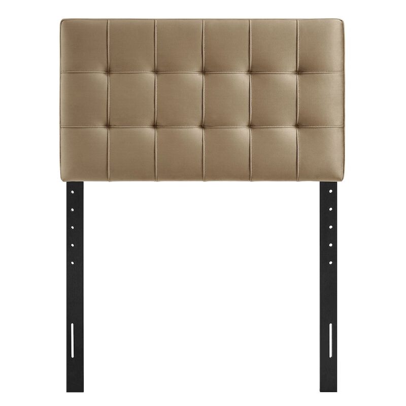Lily Stain-Resistant Performance Velvet Twin Size Headboard image number 3