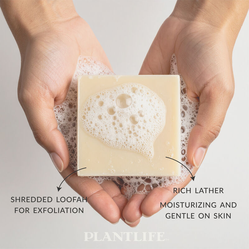 Plantlife Bar Soap - Loofah Love Citrus Mint 2 Pack image number 2