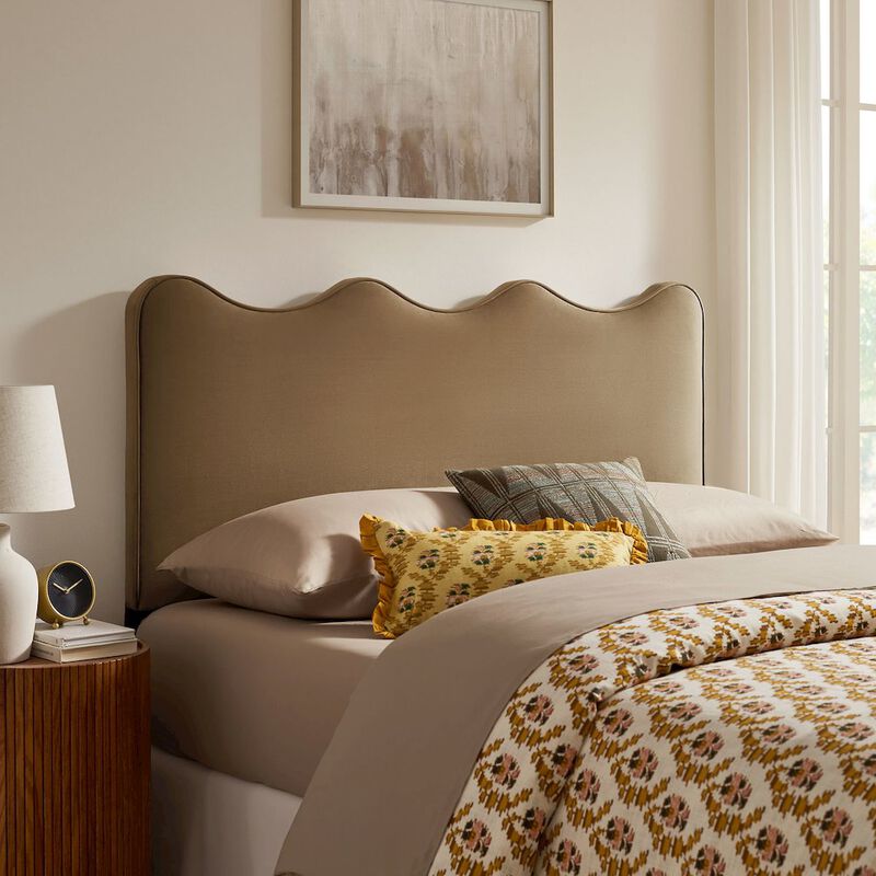Modway Athena Stain-Resistant Performance Velvet Full Size Headboard image number 6