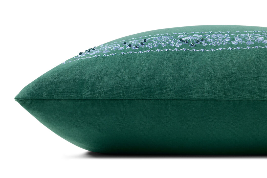 Estee Border Green 22''x22'' Pillow Cover Only