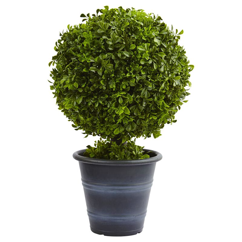 Hivvago 23" Boxwood Ball Topiary Plant