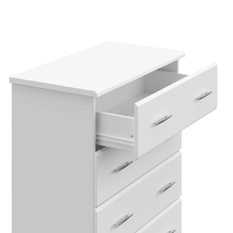 Storkcraft Brookside 4 Drawer Chest (White) &ndash; GREENGUARD Gold Certified