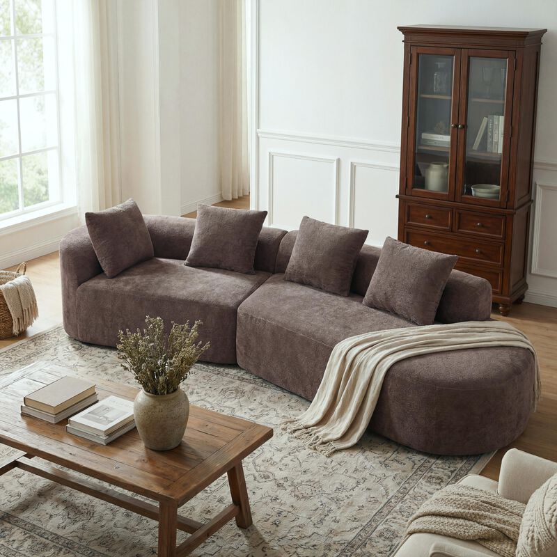 Gastdo  Curved Sectional Sofa image number 2