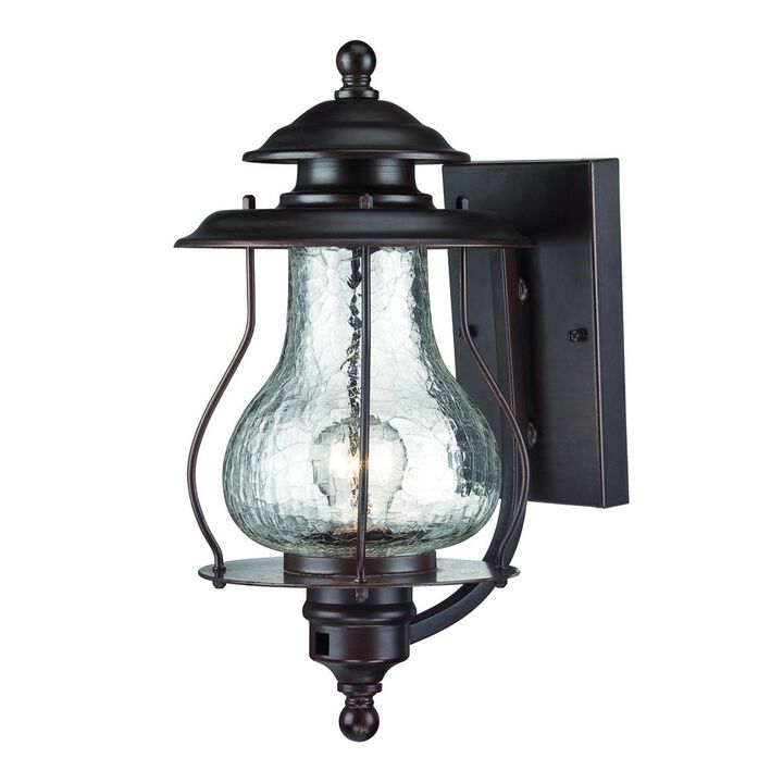 Decorative Outdoor Wall Lantern with Classic Oil Lamp Design