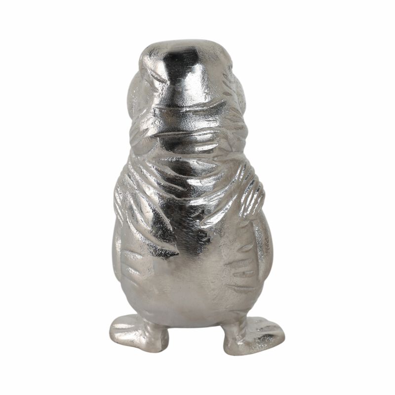 9x5" Metal Walrus, Silver image number 3
