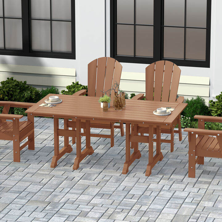 WestinTrends 71" Outdoor Patio Dining Table