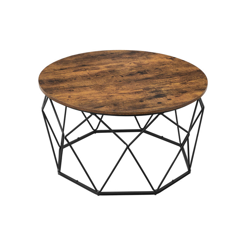 Modern Round Coffee Table - Sleek Wood Design, Perfect for Living Room Decor image number 0