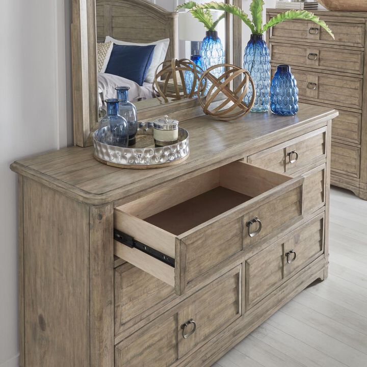 American Woodcrafters Meadowbrook Dresser - Sand