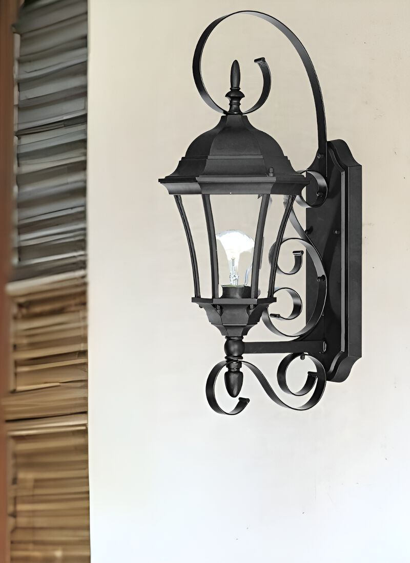Swing Arm Lantern Wall Light for Living Room, Hallway, or Bedroom