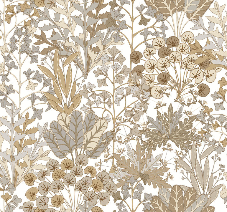 Forest Floor Neutral Wallpaper
