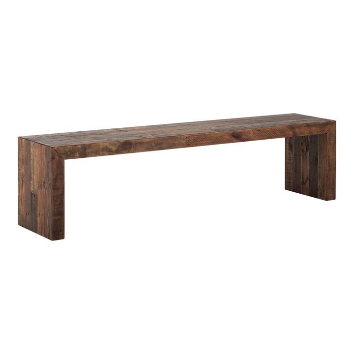 Moe’s Vintage Bench Large Light Brown