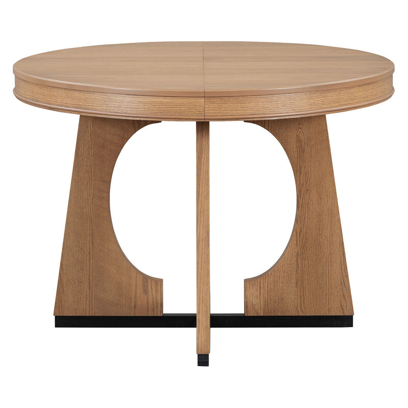 Merax Retro Rustic Functional 5 Pieces Dining Set