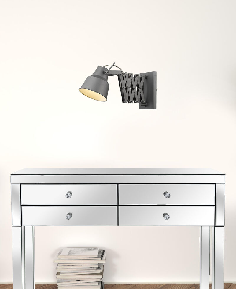 Hivvago Plexus 1-Light Gray Sconce