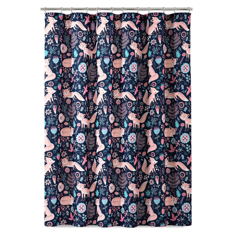 Pixie Fox Shower Curtain image number 1