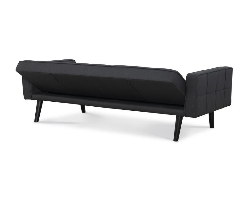 Sawyer Futon With Arms In Gray