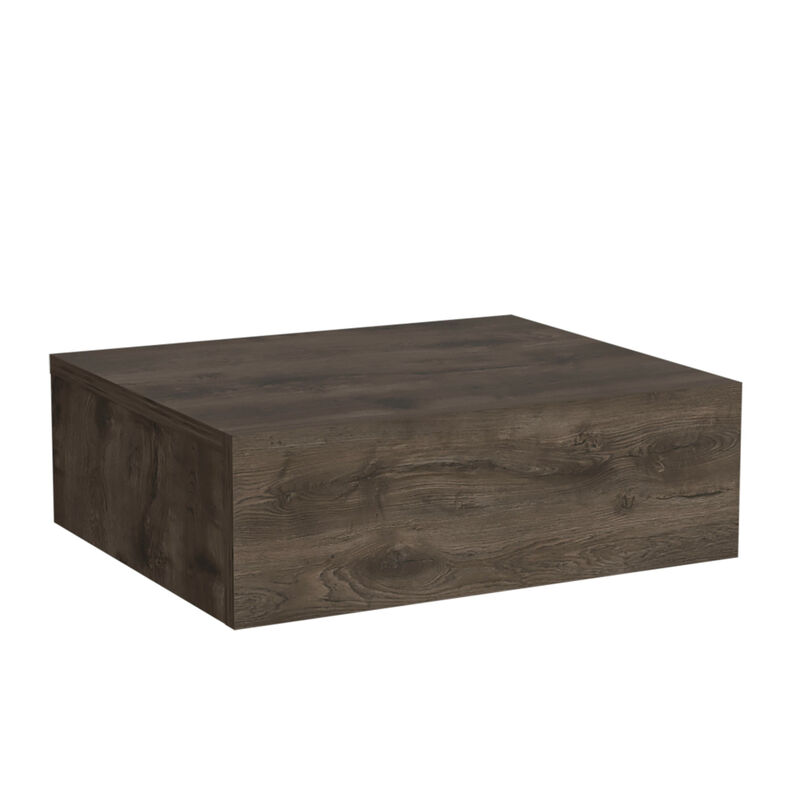 Minimalist Floating Nightstand with 1 Drawer – Faux Wood Bedside Table