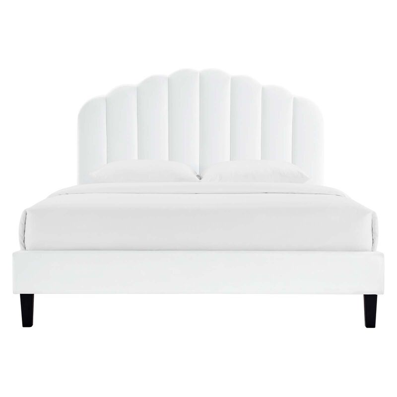 Modway - Daisy Performance Velvet Full Platform Bed image number 2