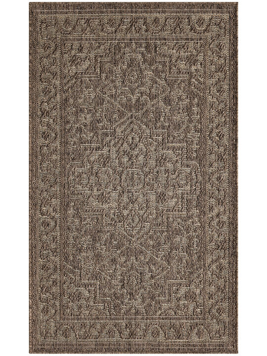 Tulum TLM05 Brown 3' x 5' Rug