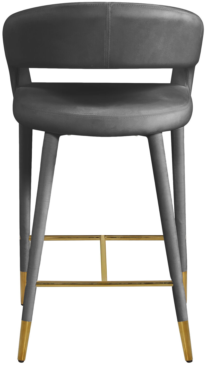 Meridian Furniture Destiny Velvet Stool