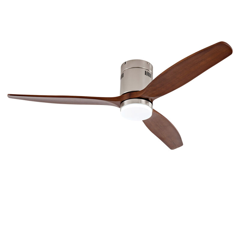 ELEMENT ACE Modern Ceiling Fan with Integrated LED Light and Remote Control Featuring Energy Efficient DC Motor and Reversible Functionality image number 5