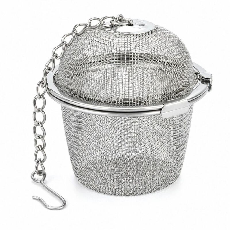 Stainless Steel Tea Infuser Ball with Chain image number 0