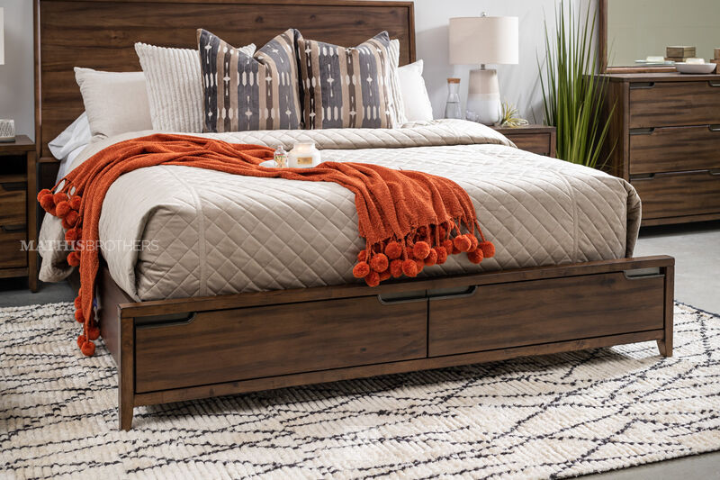 Peyton Queen Storage Panel Bed