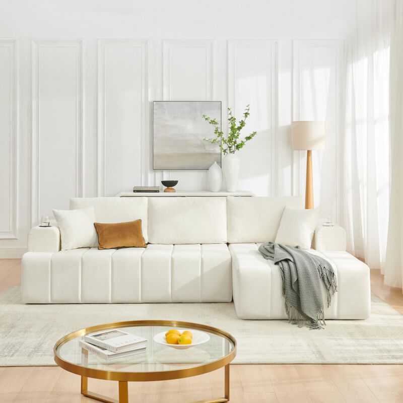 Blufji Modular L-Shaped Sectional Sofa image number 2