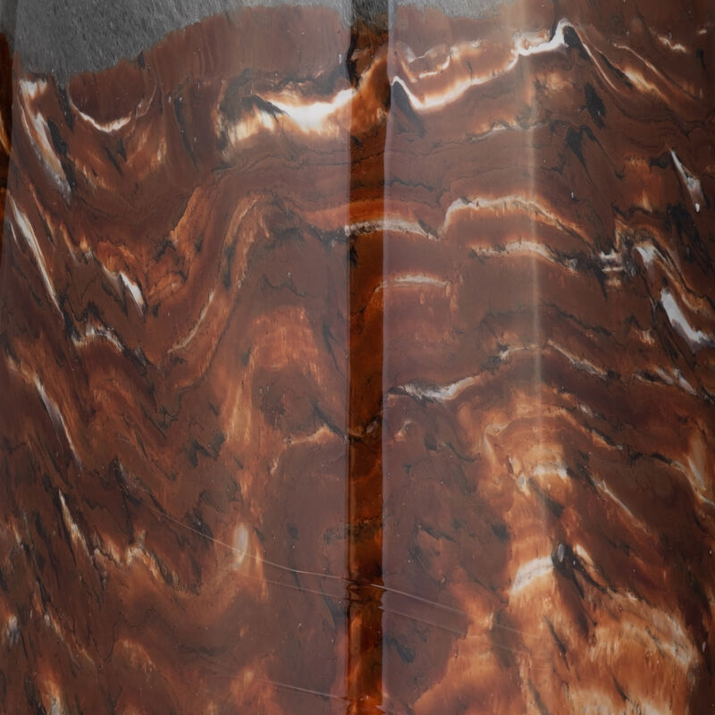 Glass 17" Vase Grey/Brown image number 3