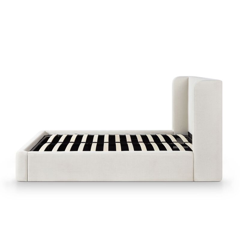 Harmony Tan Performance Chenille Queen Bed image number 3