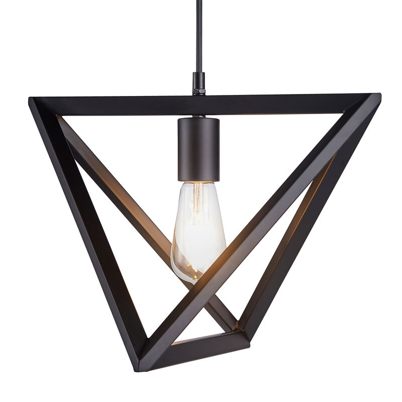 Armonia Geometric Pendant Lamp, Black image number 0