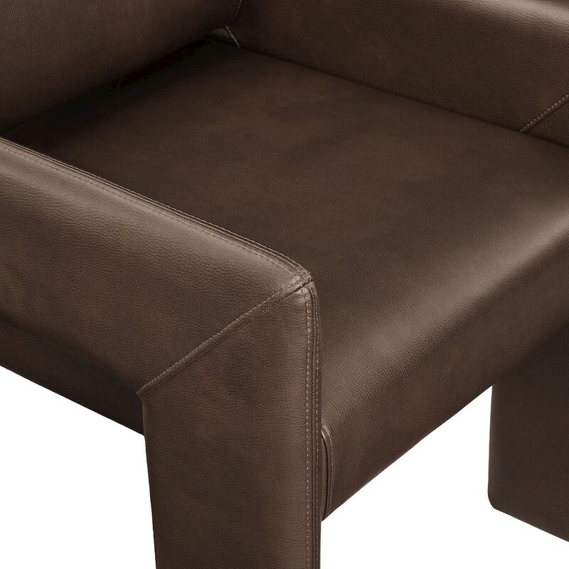 Daven Vegan Leather Dining Armchair image number 6