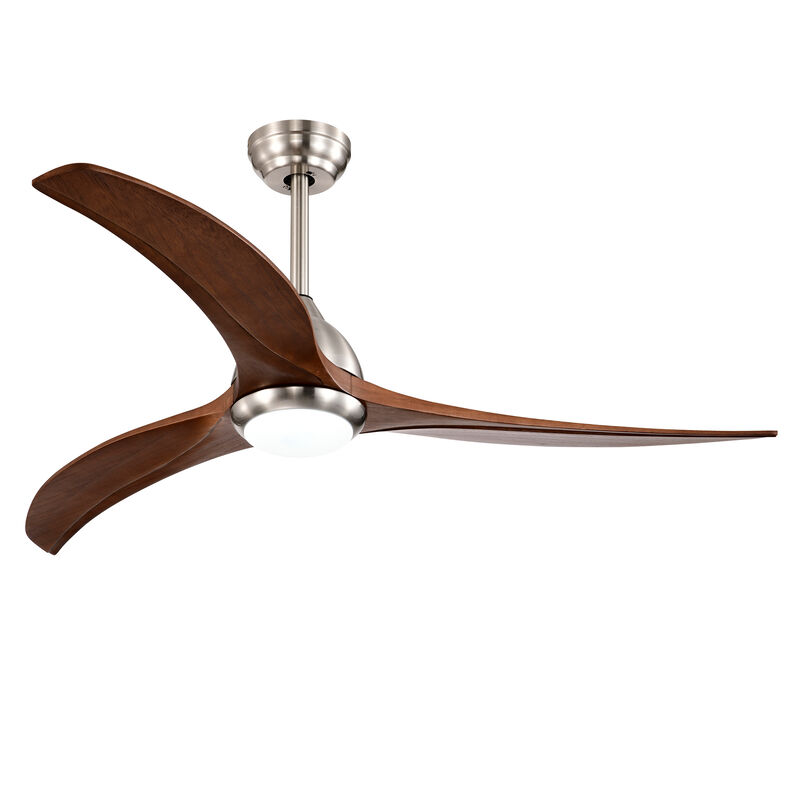 52" Indoor Ceiling Fan with Light & Remote &ndash; Quiet Motor, Patio, Bedroom & Living Room