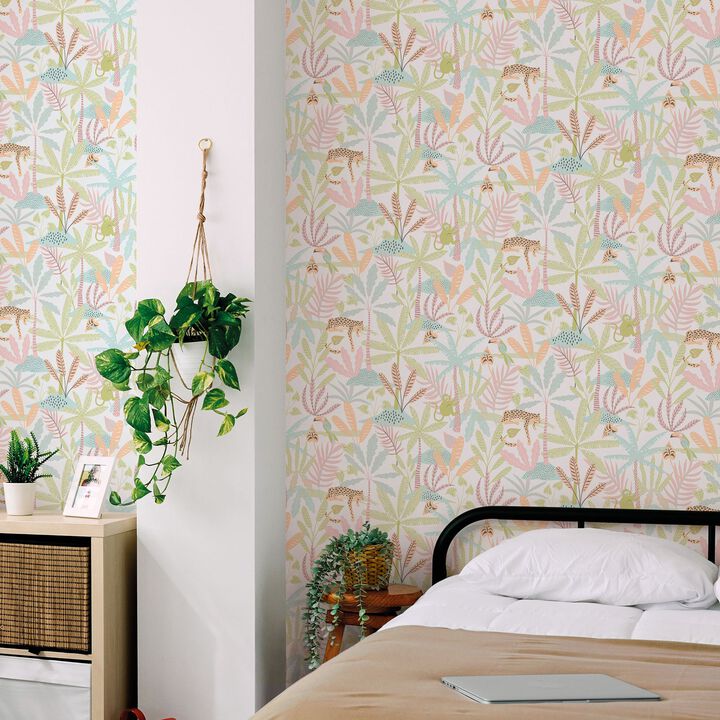 Bambino Jungly Pink Wallpaper 286-1