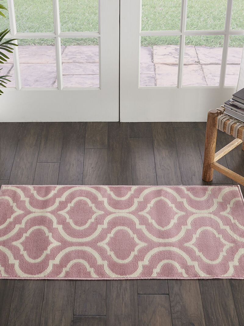 Jubilant JUB19 Pink 2'3" x 7'3" Rug