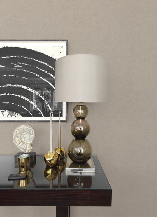 Steno Taupe Plaster Wallpaper