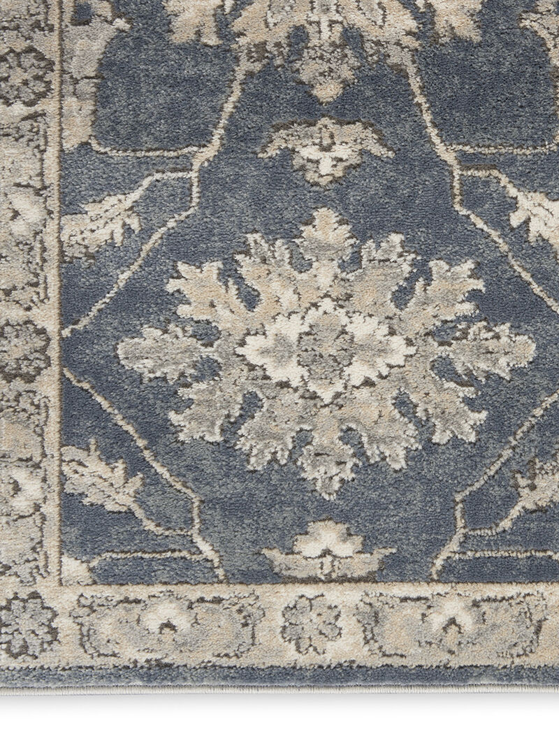 Quarry QUA06 Blue/Beige 3' x 5' Rug
