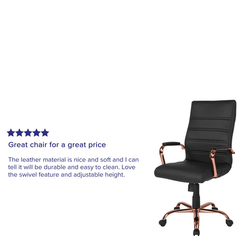 Flash Furniture  High Back  Leather Executive Swivel Chair image number 2